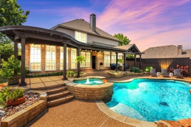 Gorgeous Highland Home with a dream backyard oasis in the highly on Woodbridge Golf Club in Texas - for sale on GolfHomes.com, golf home, golf lot
