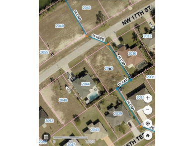 Ready to build! NOT IN FLOOD ZONE, X500. This 84' wide, cleared on Burnt Store Golf Club in Florida - for sale on GolfHomes.com, golf home, golf lot