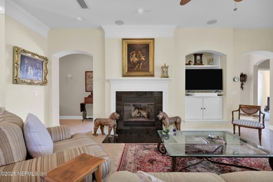 This elegant David Weekley home offers panoramic water views on The Palencia Club in Florida - for sale on GolfHomes.com, golf home, golf lot