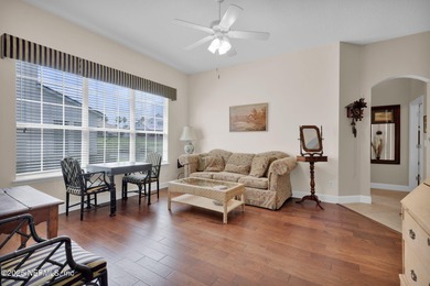 This elegant David Weekley home offers panoramic water views on The Palencia Club in Florida - for sale on GolfHomes.com, golf home, golf lot