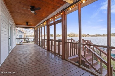 Stunning new waterfront listing in the highly desirable on Lake Caroline Golf Club in Mississippi - for sale on GolfHomes.com, golf home, golf lot