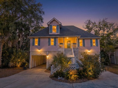 Custom designed 3 Br., 2.5 Ba. resort home is privately tucked on The Plantation Course At Edisto in South Carolina - for sale on GolfHomes.com, golf home, golf lot