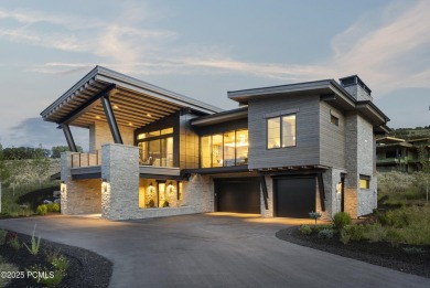 This stunning new construction home in the exclusive Tuhaye on Talisker Club At Tuhaye in Utah - for sale on GolfHomes.com, golf home, golf lot