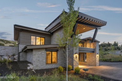 This stunning new construction home in the exclusive Tuhaye on Talisker Club At Tuhaye in Utah - for sale on GolfHomes.com, golf home, golf lot