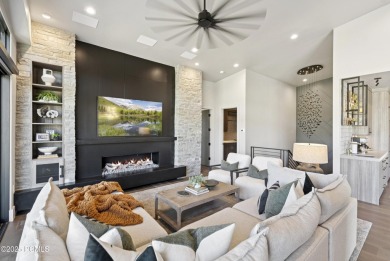 This stunning new construction home in the exclusive Tuhaye on Talisker Club At Tuhaye in Utah - for sale on GolfHomes.com, golf home, golf lot