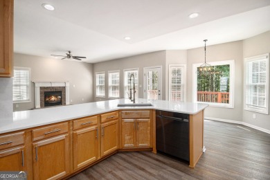 Stunning stucco home in the highly sought-after Summer Grove on Summergrove Golf Club in Georgia - for sale on GolfHomes.com, golf home, golf lot
