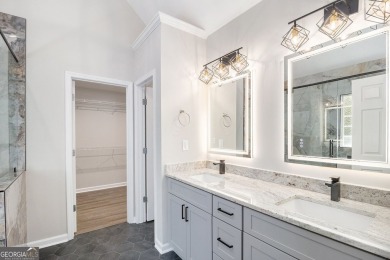 Stunning stucco home in the highly sought-after Summer Grove on Summergrove Golf Club in Georgia - for sale on GolfHomes.com, golf home, golf lot