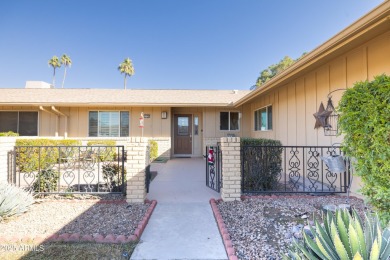 Beautifully maintained 2-bedroom, 2-bath duplex with a 2-car on Sun City Lakes West and East in Arizona - for sale on GolfHomes.com, golf home, golf lot