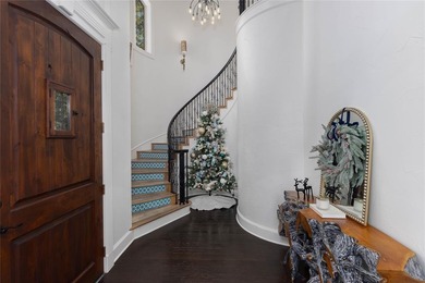 Discover timeless elegance in this stunning two-story home on Cascades Golf Club in Texas - for sale on GolfHomes.com, golf home, golf lot