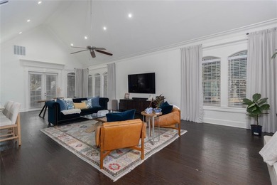 Discover timeless elegance in this stunning two-story home on Cascades Golf Club in Texas - for sale on GolfHomes.com, golf home, golf lot