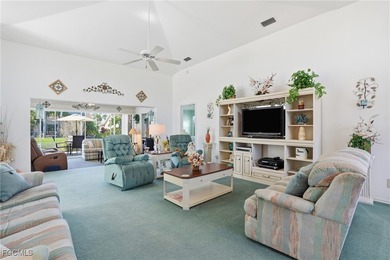 From the moment you step inside, cathedral ceilings fill the on Sabal Springs Golf and Racquet Club in Florida - for sale on GolfHomes.com, golf home, golf lot