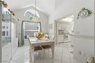 From the moment you step inside, cathedral ceilings fill the on Sabal Springs Golf and Racquet Club in Florida - for sale on GolfHomes.com, golf home, golf lot