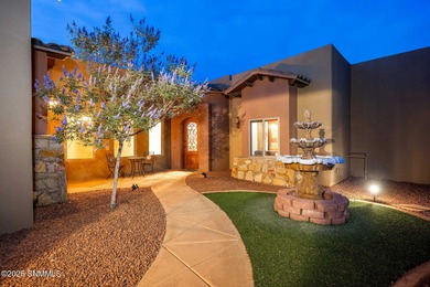 This stunning, solar powered home has the most amazing mountain on Picacho Hills Country Club in New Mexico - for sale on GolfHomes.com, golf home, golf lot