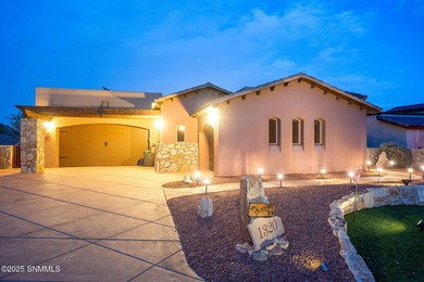 This stunning, solar powered home has the most amazing mountain on Picacho Hills Country Club in New Mexico - for sale on GolfHomes.com, golf home, golf lot