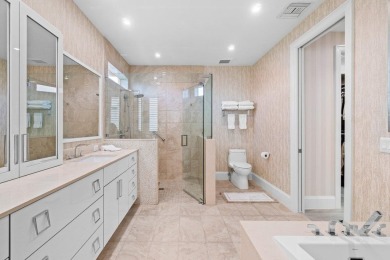 Experience luxury living in this beautifully renovated courtyard on Polo Club of Boca Raton in Florida - for sale on GolfHomes.com, golf home, golf lot
