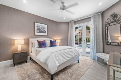 Experience luxury living in this beautifully renovated courtyard on Polo Club of Boca Raton in Florida - for sale on GolfHomes.com, golf home, golf lot
