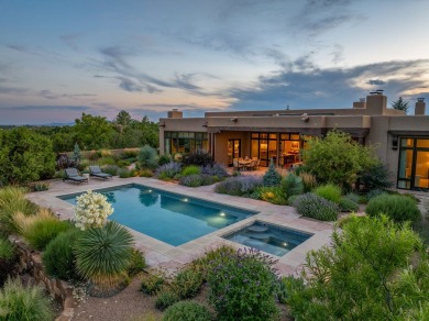 Rarely does a home achieve such a perfect balance of style on The Club At Las Campanas  in New Mexico - for sale on GolfHomes.com, golf home, golf lot