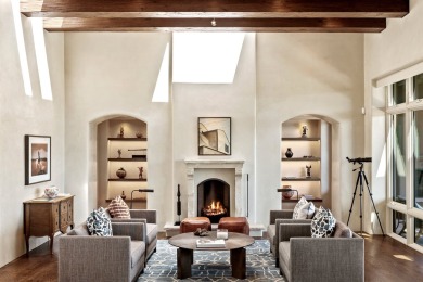 Rarely does a home achieve such a perfect balance of style on The Club At Las Campanas  in New Mexico - for sale on GolfHomes.com, golf home, golf lot