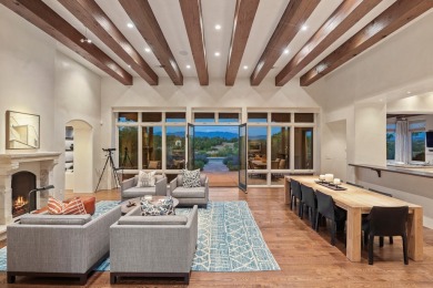 Rarely does a home achieve such a perfect balance of style on The Club At Las Campanas  in New Mexico - for sale on GolfHomes.com, golf home, golf lot