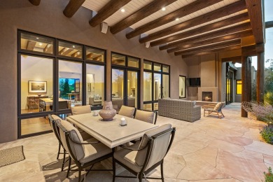 Rarely does a home achieve such a perfect balance of style on The Club At Las Campanas  in New Mexico - for sale on GolfHomes.com, golf home, golf lot