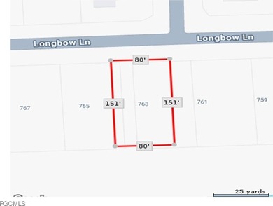 This Great waterfront lot is on the Fox canal providing a water on Lehigh Resort Club in Florida - for sale on GolfHomes.com, golf home, golf lot