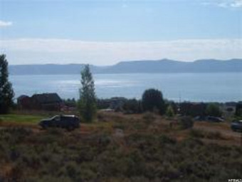 Beautiful building lot awesome VIEW of sapphire-blue BEAR LAKE & on Bear Lake West Golf & Country Club in Idaho - for sale on GolfHomes.com, golf home, golf lot