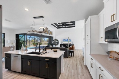 This exquisite, nearly brand-new DM Dean home is nestled on a on Rotonda Golf and Country Club The Links Course in Florida - for sale on GolfHomes.com, golf home, golf lot