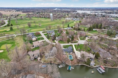 Welcome home to this remarkable four-bedroom, two-story on Harbour Trees Golf Club in Indiana - for sale on GolfHomes.com, golf home, golf lot
