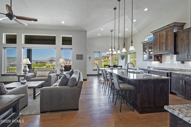 This beautiful Mountain Lifestyle Home in Hideout Canyon is a on Talisker Club At Tuhaye in Utah - for sale on GolfHomes.com, golf home, golf lot