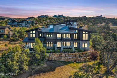 This newly constructed mountain contemporary home is perfectly on Red Ledges Golf Club in Utah - for sale on GolfHomes.com, golf home, golf lot