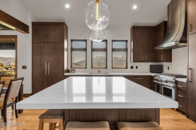 This newly constructed mountain contemporary home is perfectly on Red Ledges Golf Club in Utah - for sale on GolfHomes.com, golf home, golf lot