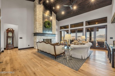 This newly constructed mountain contemporary home is perfectly on Red Ledges Golf Club in Utah - for sale on GolfHomes.com, golf home, golf lot