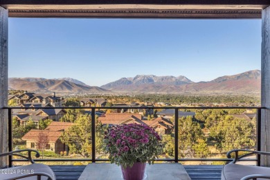 This newly constructed mountain contemporary home is perfectly on Red Ledges Golf Club in Utah - for sale on GolfHomes.com, golf home, golf lot