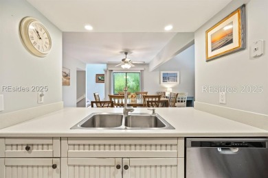 Turnkey Resort Living. Stylish 2BR/2BA + Loft End Unit Villa on Palmetto Dunes Golf Course and Resort in South Carolina - for sale on GolfHomes.com, golf home, golf lot