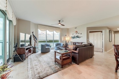 Experience bayfront living in this 6th-floor residence at on Fort Myers Beach and Golf Club in Florida - for sale on GolfHomes.com, golf home, golf lot