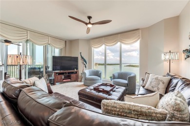 Experience bayfront living in this 6th-floor residence at on Fort Myers Beach and Golf Club in Florida - for sale on GolfHomes.com, golf home, golf lot