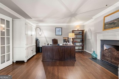 Beautifully situated on a peaceful 1.2-acre lot in one of on North Fulton Golf Course in Georgia - for sale on GolfHomes.com, golf home, golf lot