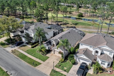 This home is perfectly positioned overlooking the 1st hole of on Highlands Reserve Golf Club in Florida - for sale on GolfHomes.com, golf home, golf lot