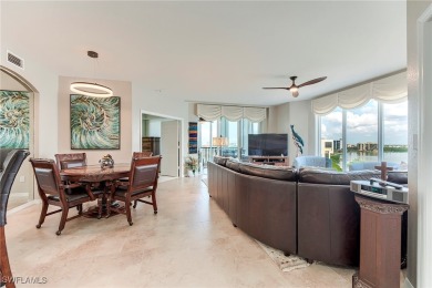 Experience bayfront living in this 6th-floor residence at on Fort Myers Beach and Golf Club in Florida - for sale on GolfHomes.com, golf home, golf lot