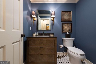 Beautifully situated on a peaceful 1.2 acre lot in one of on North Fulton Golf Course in Georgia - for sale on GolfHomes.com, golf home, golf lot