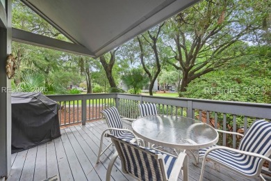 Turnkey Resort Living. Stylish 2BR/2BA + Loft End Unit Villa on Palmetto Dunes Golf Course and Resort in South Carolina - for sale on GolfHomes.com, golf home, golf lot