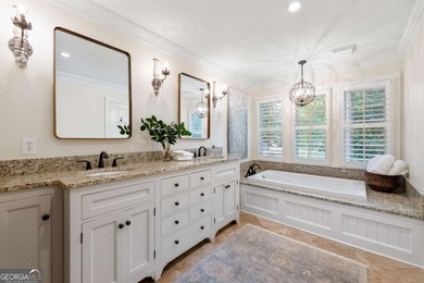 Beautifully situated on a peaceful 1.2 acre lot in one of on North Fulton Golf Course in Georgia - for sale on GolfHomes.com, golf home, golf lot