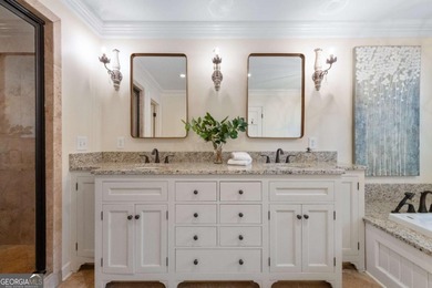 Beautifully situated on a peaceful 1.2 acre lot in one of on North Fulton Golf Course in Georgia - for sale on GolfHomes.com, golf home, golf lot