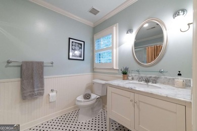 Beautifully situated on a peaceful 1.2 acre lot in one of on North Fulton Golf Course in Georgia - for sale on GolfHomes.com, golf home, golf lot