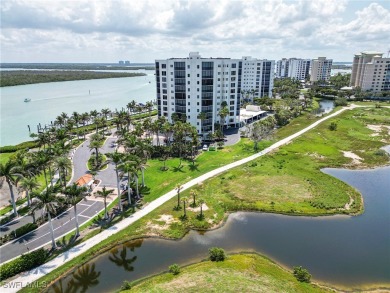 Experience bayfront living in this 6th-floor residence at on Fort Myers Beach and Golf Club in Florida - for sale on GolfHomes.com, golf home, golf lot
