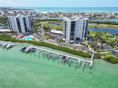 Experience bayfront living in this 6th-floor residence at on Fort Myers Beach and Golf Club in Florida - for sale on GolfHomes.com, golf home, golf lot