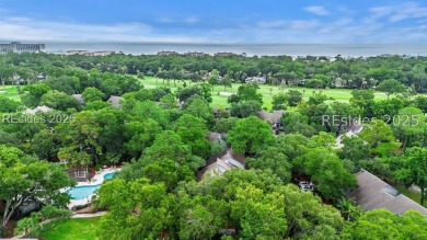 Turnkey Resort Living. Stylish 2BR/2BA + Loft End Unit Villa on Palmetto Dunes Golf Course and Resort in South Carolina - for sale on GolfHomes.com, golf home, golf lot