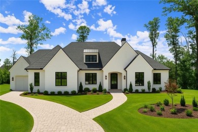 Discover refined luxury in this impeccably designed ranch estate on Manor Golf and Country Club in Georgia - for sale on GolfHomes.com, golf home, golf lot