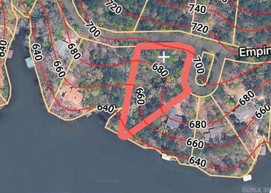 Large 1-Acre Waterfront Lot on Lake Cortez  Rare opportunity to on Cortez Golf Course in Arkansas - for sale on GolfHomes.com, golf home, golf lot