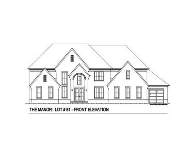 This *To Be Built* 5,000 SF luxury residence is situated on a on Manor Golf and Country Club in Georgia - for sale on GolfHomes.com, golf home, golf lot